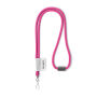 Polyester 2-kleurige koord-lanyard met full color label