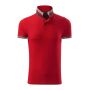 Polo Shirt men's Collar Up formula red M
