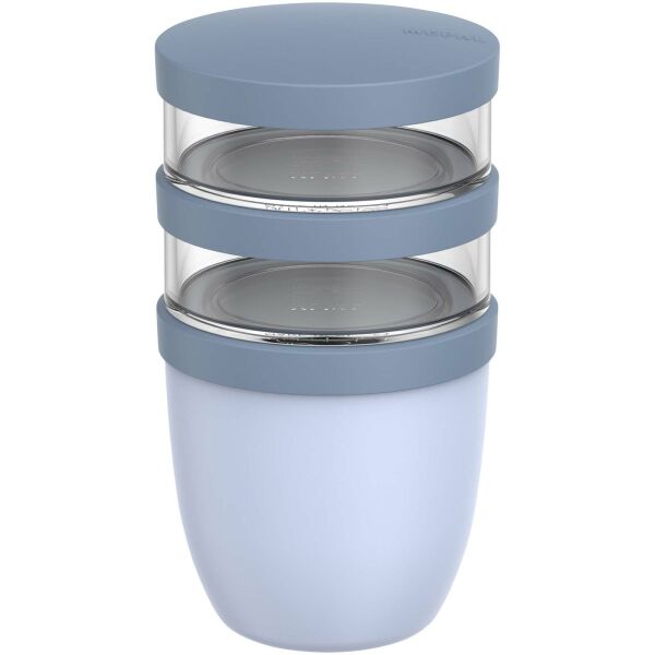 Mepal Ellipse 3 delige 500 ml + 2 x 200 ml geïsoleerde lunchpot - Blauw Mepal Ellipse 3 delige 500 ml + 2 x 200 ml geïsoleerde lunchpot - Blauw