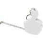 PE 2-in-1 sleutelhanger Nassir wit