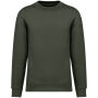 Ecologische uniseks sweater met ronde hals en afhangende mouwen in geborsteld fleece Organic Khaki L