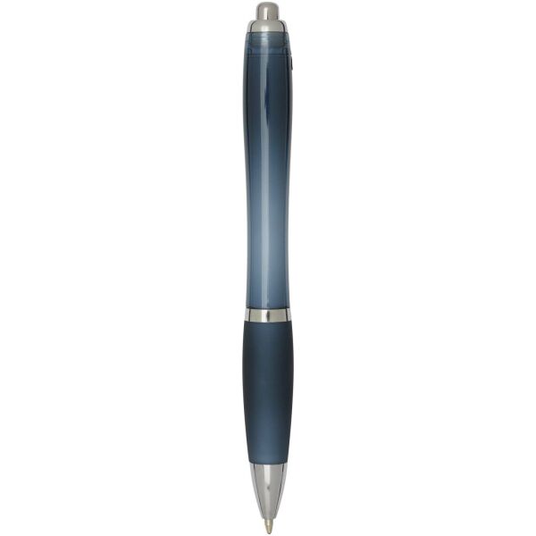 Nash RCS balpen van gerecycled plastic met gekleurde behuizing en grip (zwarte inkt) - Hale blauw Nash RCS balpen van gerecycled plastic met gekleurde behuizing en grip (zwarte inkt) - Hale blauw