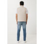 IQONIQ Meru heren gerecycled polyester bodywarmer, beige (XXXL)