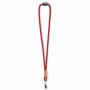 Polyester koord-keycord met bamboe plaatje