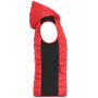 Ladies' Hybrid Vest red/black XS