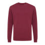 IQONIQ Zion gerecycled katoen sweater, bordeauxrood (XL)
