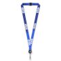 Polyester sublimatie badge‑reel keycord