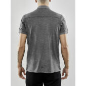 Core blend polo shirt men dk grey mel. 4xl