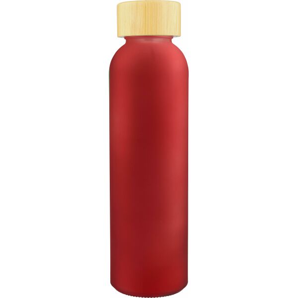 Glazen drinkfles (500 ml) Levi rood Glazen drinkfles (500 ml) Levi rood