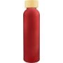 Glazen drinkfles (500 ml) Levi rood