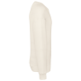 Ecologische oversized uniseks sweater met ronde hals Ivory 3XL Ecologische oversized uniseks sweater met ronde hals Ivory 3XL