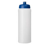 Baseline® Plus 750 ml drinkfles met sportdeksel - Transparent/Blauw