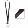 Gedrukt voorbeeld van Lanyard LEATHER Short Slim (10 mm) Gedrukt voorbeeld van Lanyard LEATHER Short Slim (10 mm)