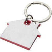 Nook huisvormige sleutelhanger - Rood