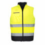 Hoge zichtbaarheid Contrast Bodywarmer