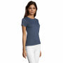 REGENT FIT WOMEN - REGENT FIT DAMES 150g - L - Heather Denim