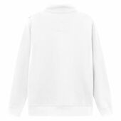 Brickstone unisex half zip sweater, 280 gr/m² - Wit