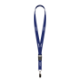 Afneembare polyester lanyard in Pantone-kleur met zeefdruk en bulldogclip Afneembare polyester lanyard in Pantone-kleur met zeefdruk en bulldogclip
