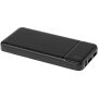 Loop powerbank van 10.000 mAh van gerecycled plastic - Zwart
