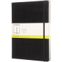 Classic XL hard cover notebook - plain - Black