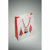 BOSSA LARGE - Papieren geschenkzakje (L) - Wit