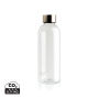 Lekvrije waterfles met metallic dop, transparant Lekvrije waterfles met metallic dop, transparant