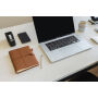 Daily Notes Binder 3-in-1 hervulbaar PU notitieboek, bruin
