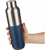 Gerecyclede roestvrijstalen dubbelwandige drinkfles (600 ml) Esen zwart Gerecyclede roestvrijstalen dubbelwandige drinkfles (600 ml) Esen zwart