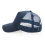 Impact AWARE™ 5 panel recycled katoenen truckercap, donkerblauw
