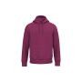 Ecologische uniseks sweater met capuchon Cherry Purple XXS