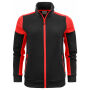 Printer Prime Sweatvest Lady Black/Red 3XL
