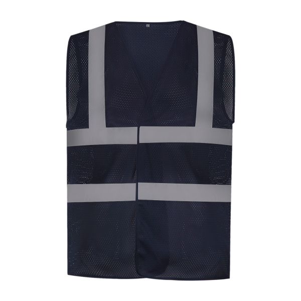 Hoge zichtbaarheid hesje van gaas Navy XXL Hoge zichtbaarheid hesje van gaas Navy XXL