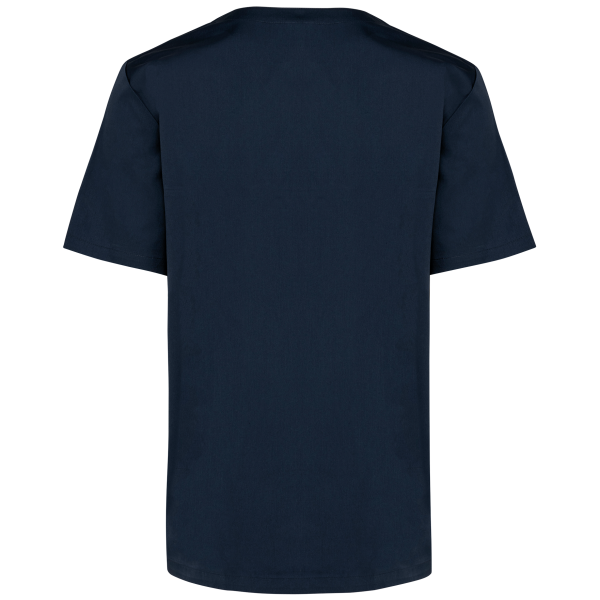 Unisex tuniek met korte mouwen van polykatoen Navy 3XL Unisex tuniek met korte mouwen van polykatoen Navy 3XL