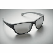 YUMA - Gespiegelde sportzonnebril UV400 - Wit