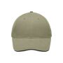 Light Brushed Sandwich Cap beige/black