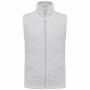 Bodywarmer van microfleece heren ash heather 5XL