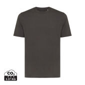 Iqoniq Sierra lichtgewicht gerecycled katoen t-shirt, antraciet (L)