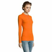 PERFECT LSL WOMEN - PERFECT LSL DAMES POLO 180 - XXL - Oranje PERFECT LSL WOMEN - PERFECT LSL DAMES POLO 180 - XXL - Oranje