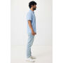 IQONIQ Yosemite gerecycled katoen pique polo, sky blue (XL)