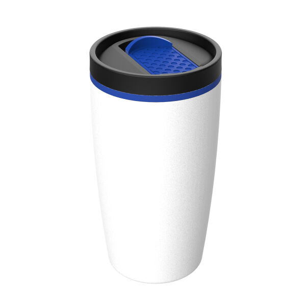 Thermo mug RETUMBLER-METZ - blue, white Thermo mug RETUMBLER-METZ - blue, white