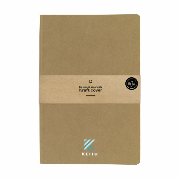 Notebook GRS Washable Kraft Cover A5 notitieboek