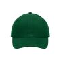 6 Panel Cap Heavy Cotton dark green one size