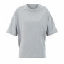 BOXY WOMEN - BOXY OVERSIZE T-SHIRT DAMES - XS - Lichtgrijs Gemêleerd