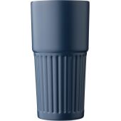 Gerecyclede roestvrijstalen dubbelwandige drinkmok (500 ml) Kael zwart