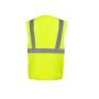 COMFORT EXECUTIVE VEST "HAMBURG, YELLOW, 4XL, KORNTEX