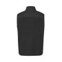 Bonded fleece vest - Black, 3XL
