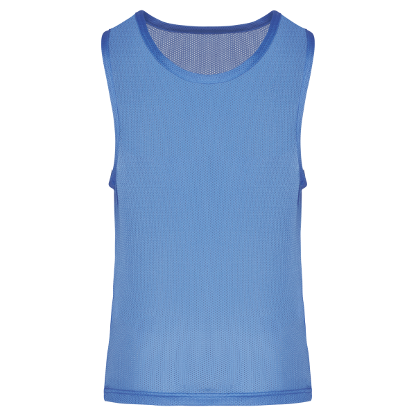 Licht trainingshesje van mesh kids Sporty Sky Blue 6/10 jaar Licht trainingshesje van mesh kids Sporty Sky Blue 6/10 jaar