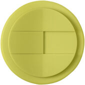 Americano® Espresso Eco 250 ml gerecyclede beker met knoeibestendig deksel - Zwart/Lime