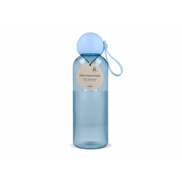 Sagaform Ture waterfles 600 ml - Transparant / Lichtblauw Sagaform Ture waterfles 600 ml - Transparant / Lichtblauw