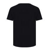 Iqoniq Yala dames lichtgewicht gerecycled katoen t-shirt, zwart (L)
